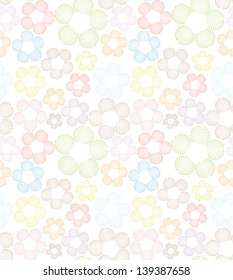 Creative floral seamless wallpaper