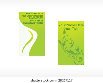  creative floral series, business card set