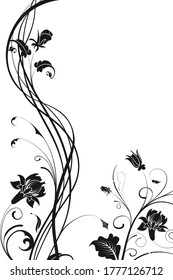 Fondo de la Ilustración del Vector de Abstracto de Flor Creativa