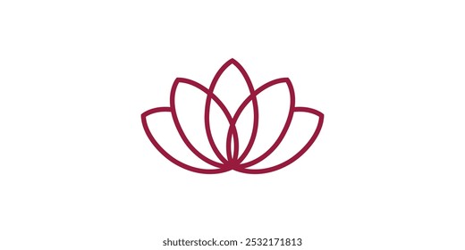 Modelo de design de inspiração de flor criativa