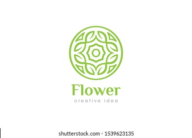 Creative Flower Logo Design Template