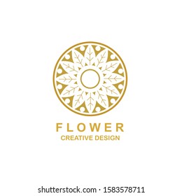 Creative Flower Logo Design Template
