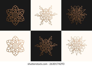 creative flower logo, reference logo for your business