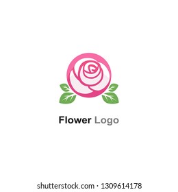 Creative Flower Logo Template Stock Vector (Royalty Free) 1309614178 ...