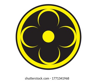 Creative flower logo vector background