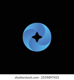 creative flower symbol logo design