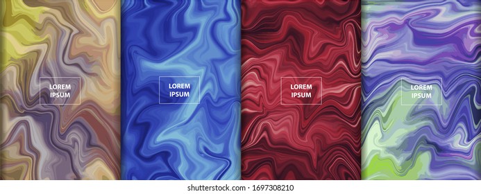 Kreativer, flüssiger Hintergrund. Künstlerisches Trendy-Design für Poster, Deckel, Tapete