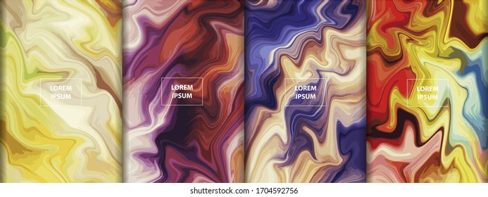 Fondo de color de fluido creativo. Diseño artístico de moda para carteles, portadas y tapicería
