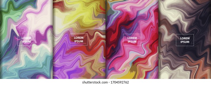 Creative fluid color background. Artistic Trendy design for poster, cover, wallpaper
