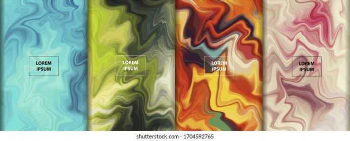 Creative fluid color background. Artistic Trendy design for poster, cover, wallpaper