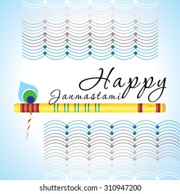 creative flute vector illustration