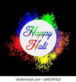 Creative Flyer, Banner or Pamphlet design for Indian Festival of Colours, Happy Holi celebration.