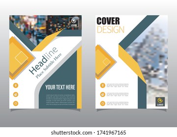 Creative Flyer, Brochure, Cover Design layout space for photo background, vector template