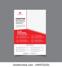 Creative Flyer brochure design, Corporate business Flyer size A4 template, creative leaflet Template
