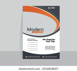 Plantilla de diseño de folleto de folleto creativo para Anuncios de venta, presentaciones, redes sociales, anuncios y promociones