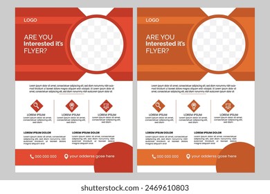 Creative Flyer Design
a bundle of 2 templates of different colors a4 flyer template, modern business flyer template, 
abstract business flyer and creative design.