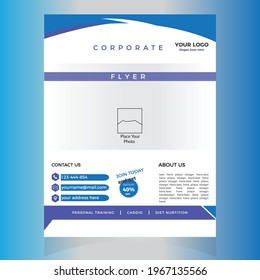 Creative flyer design ,Corporate flyer , professional flyer , Awesome design, Creative design,a4, vector illustration, Template .