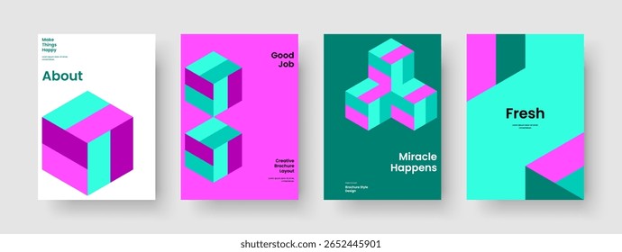 Creative Flyer Design. Geometric Book Cover Template. Isolated Business Presentation Layout. Brochure. Background. Poster. Banner. Report. Notebook. Brand Identity. Leaflet. Advertising. Portfolio