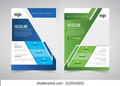 Creative Flyer Design Modern Business Brochure Stock Vector (Royalty ...