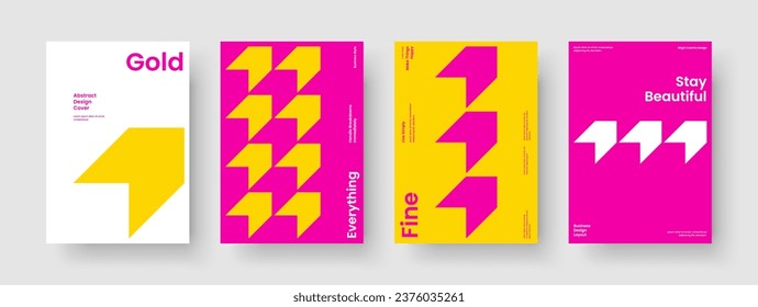 Creative Flyer Design. Modernes Plakatlayout. Geometrische Hintergrundvorlage. Geschäftsvorführung. Banner. Bericht. Buchcover. Broschüre. Werbung. Packungsbeilage beachten. Newsletter. Markenidentität. Journal