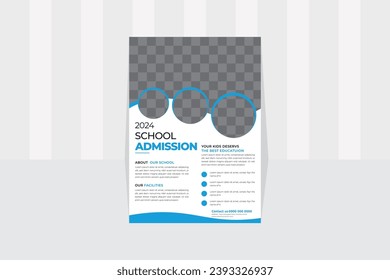 Creative Flyer-Design, Vorlage, Zulassungsflyer, Design, Kreativität, akademischer Bereich, Bildung