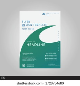 Creative Flyer design template art