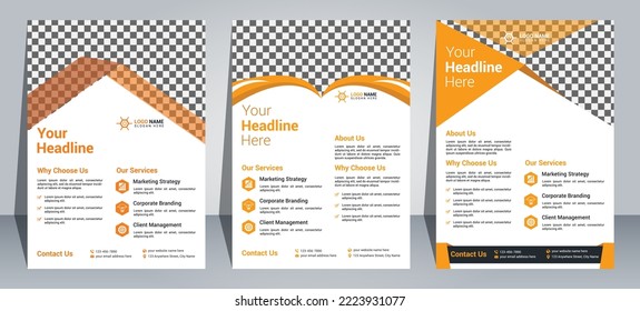 Creative Flyer Design Template For Business And Company