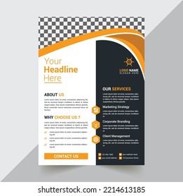 Creative Flyer Design Template For Company And Business