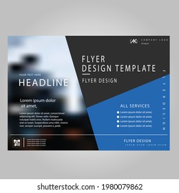 Creative  flyer design template vector art