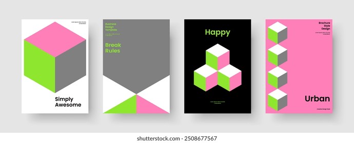 Diseño de volante creativo. Diseño Abstractas de folletos. Plantilla de fondo geométrico. Anuncio. Informe. Portada de libro. Presentación de Negocios. Cartel. Publicidad. Catálogo. Cartera. Boletín informativo. Folleto