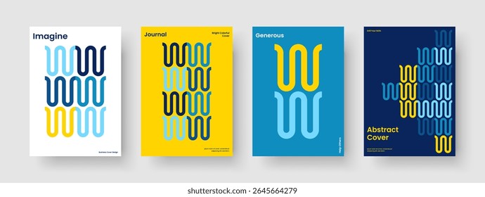 Layout de Panfleto Criativo. Modelo de Folheto Abstrato. Design moderno de apresentação de negócios. Relatório. Faixa. Capa de Livro. Cartaz. Histórico. Carteira. Notebook. Revista. Panfleto. Publicidade