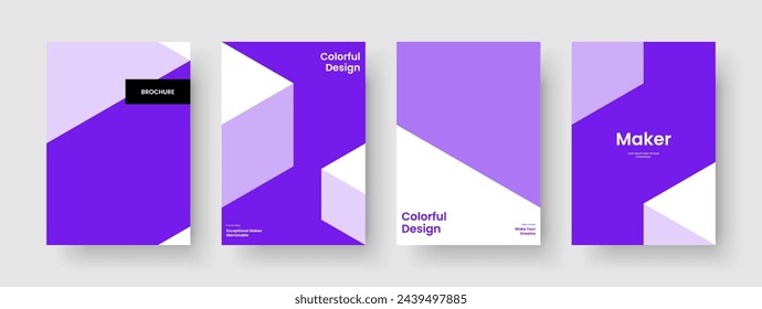 Plantilla de folleto creativo. Diseño de folleto abstracto. Diseño de póster geométrico. Presentación empresarial. Antecedentes. Informe. Portada del libro. Pancarta. Cartera. Boletín informativo. Cuaderno. Prospecto. Identidad de marca