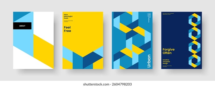 Creative Flyer Template. Abstract Brochure Design. Geometric Business Presentation Layout. Banner. Book Cover. Background. Poster. Report. Newsletter. Advertising. Handbill. Pamphlet. Magazine