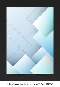 Creative Flyer, Template or Banner with abstract design.