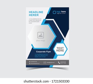 Creative Flyer template for Corporate Business in A4 size .