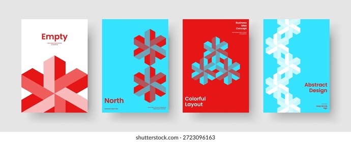 Modelo de Panfleto Criativo. Design de banner geométrico. Layout de Folheto Isolado. Capa de Livro. Apresentação de negócios. Histórico. Relatório. Cartaz. Panfleto. Carteira. Publicidade. Conhecimento manual. Diário