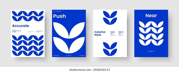 Plantilla de folleto creativo. Diseño de presentación empresarial aislado. Diseño de portada de libro abstracto. Folleto. Cartel. Pancarta. Informe. Antecedentes. Catálogo. Revista. Folleto. Cartera. Identidad de marca
