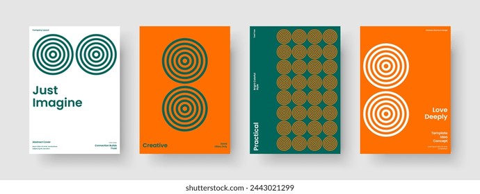 Plantilla de folleto creativo. Diseño de portada de libro moderno. Diseño de póster aislado. Folleto. Presentación empresarial. Antecedentes. Informe. Pancarta. Identidad de marca. Publicidad. Diario. Catálogo. Revista