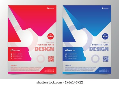 Plantilla de viajero creativo, plantilla de volante moderna, diseño de volante empresarial, plantilla de volante colorido