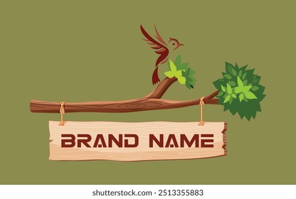 Creative flying bird logo design