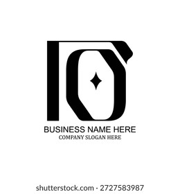 Design de logotipo criativo FO para marcas modernas e empresas profissionais