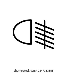 creative fog light icon design