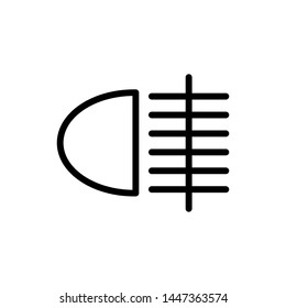creative fog light icon design