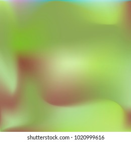 Creative foil hologram background. Vibrant cosmic vector. Abstract iridescent fluid  motion texture.  Holographic foil backdrop. Vector design template.
