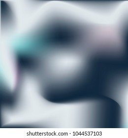 Creative foil hologram background. Vibrant cosmic vector. Abstract iridescent fluid  motion texture.  Holographic foil backdrop. Vector design template.
