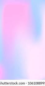 Creative foil hologram background. Vibrant cosmic vector. Cyan Pink. Abstract iridescent fluid  motion texture. Holographic foil backdrop. Vector design template.
