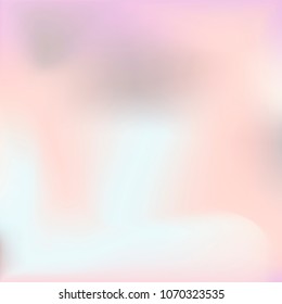 Creative foil hologram background. Vibrant cosmic vector. Abstract iridescent fluid  motion texture.  Holographic foil backdrop. Vector design template.
