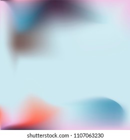 Creative foil hologram background. Vibrant cosmic vector. Abstract iridescent fluid  motion texture.  Holographic foil backdrop. Vector design template.
