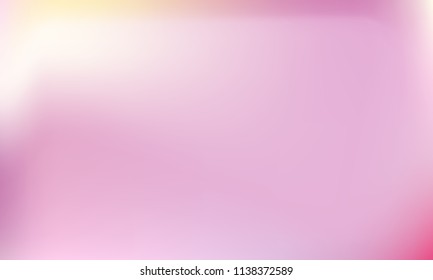 Creative foil hologram background. Vibrant cosmic vector. Abstract iridescent fluid  motion texture. Holographic foil backdrop. Gradient mesh. White Pink Violet Blue.