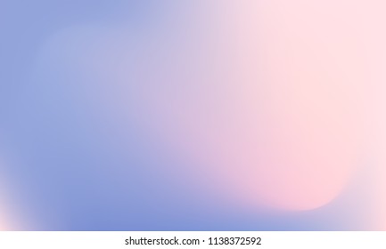 Creative foil hologram background. Vibrant cosmic vector. Abstract iridescent fluid  motion texture. Holographic foil backdrop. Gradient mesh. Blue Violet Orchid Iris Lavender.